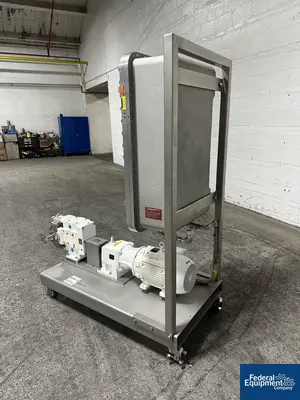 USED Wrightflow Technologies Wright Stainless Steel Lobe Pump Wash Down Duty, Model 0600 TRA10,