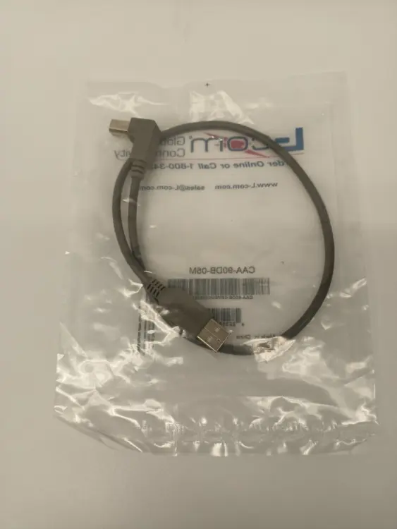 New | in-Stock L-COM TYPE A PLUG TO TYPE B PLUG Cable & Wire | Maverick Industrial Sales #1118776