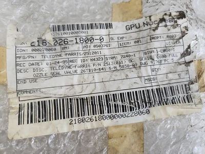 NEW Teledyne 2512011