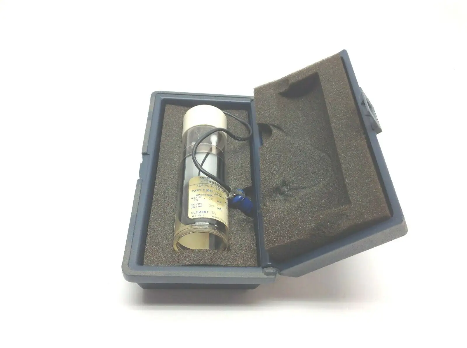 USED PERKIN ELMER ANTIMONY INTENSITRON HOLLOW CATHODE BULB