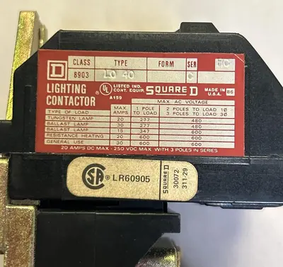 USED SQUARE D 8903L040