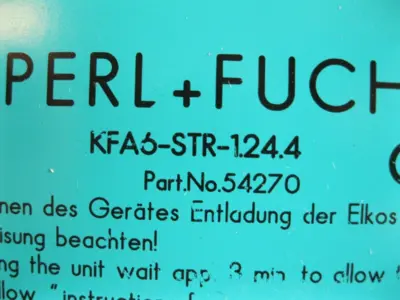 Pepperl+Fuchs K-System KFA6-STR-124.4 Power Supply F3