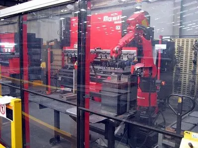USED AMADA ASTRO 100T X 3220 CNC ROBOT BENDING CELL