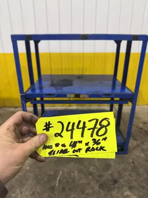(4) 1,000 LB CAPACITY DIE RACKS W/ SLIDING SHELVES: YOBRO #24478