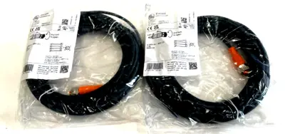 NEW IFM EFECTOR ADOGH040MSS0010H04 EVC003 CABLE W/FEMALE SOCKET LOT OF 2