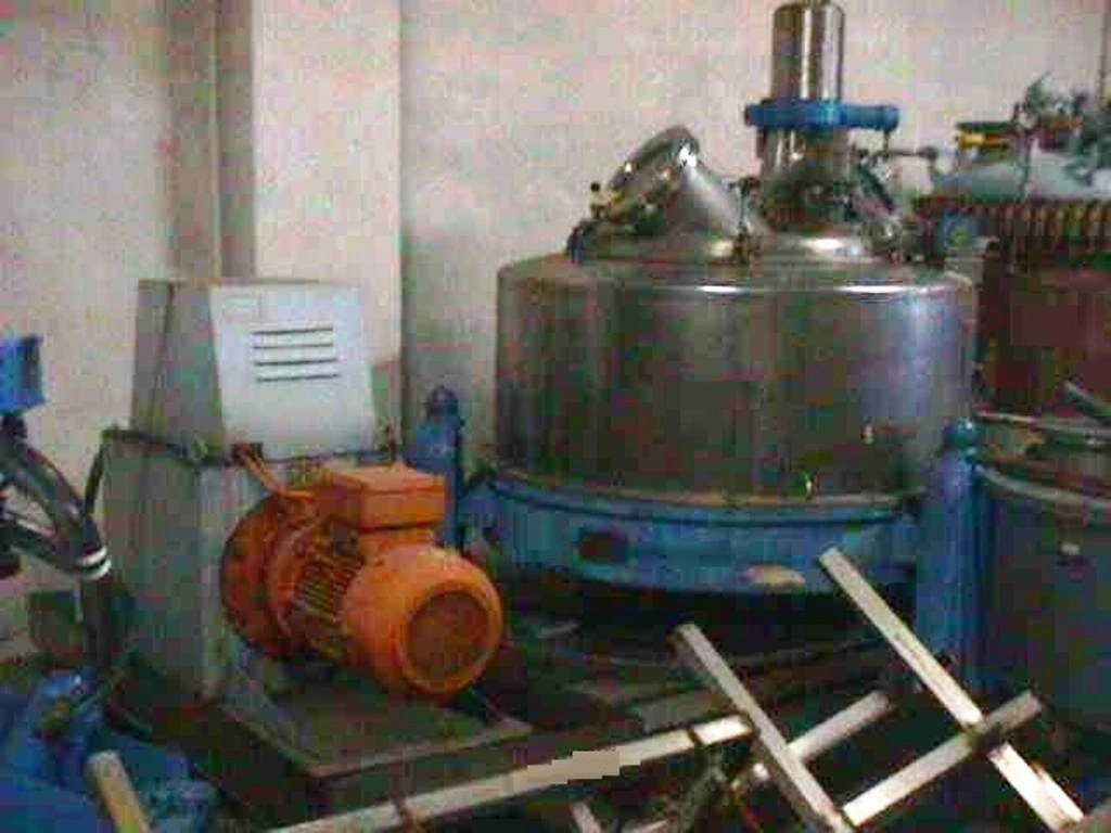 Luwa-Heine 342 gastight perforate basket centrifuge, 316SS.