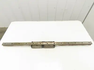 Rexroth Star SP 35 Linear Bearing LM Guide Rail 2-Blocks 34mm x 1020mm 40"L