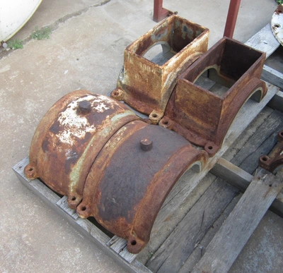Babbitted Bearings.  12" diameter (Qty. 2)