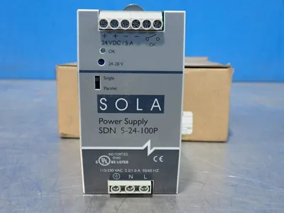 Used EMERSON INDUSTRIAL AUTOMATION SDN 524100P DIN Rail Power Supplies Ohio US | HGR 24 #1064908
