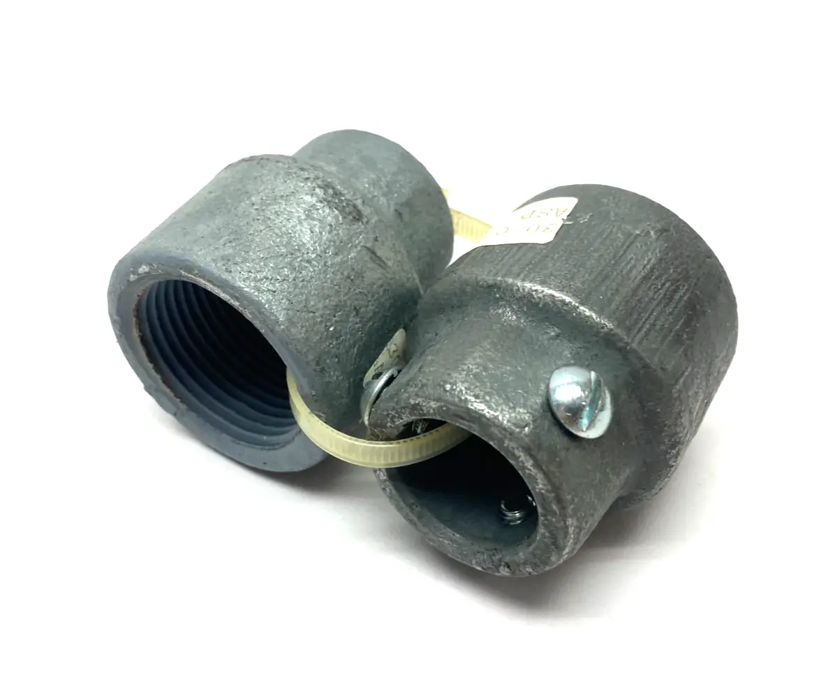 USED O-Z/GEDNEY WEATHERPROOF PULL BOX END FITTING SET 1/2" INCH