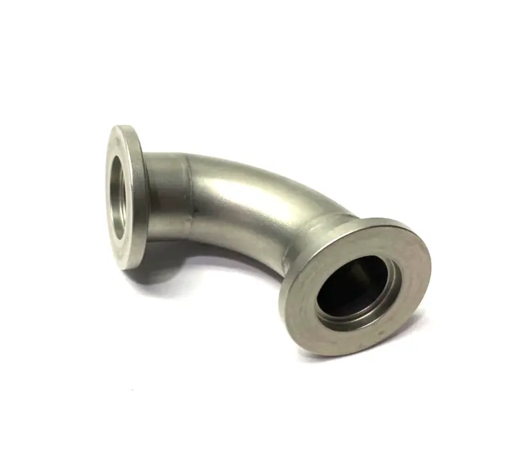 Used AGILENT STAINLESS STEEL 90-DEGREE ELBOW FITTING 1.5" CLEARANCE NW16 Valves/Fittings | Maverick Industrial Sales #1114043