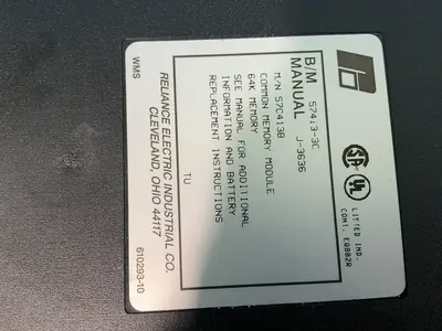 Used RELIANCE 57C413B Memory Ohio US | HGR 24 #1335217