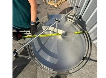 Used STAINLESS STAINLESS STEEL 36 INCH ACCUMULATION TABLES Accumulation Tables New York US | Michael Benalt Inc #1274148