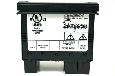 NEW SIMPSON H340191020 DIGITAL PANEL TEMPERATURE METER