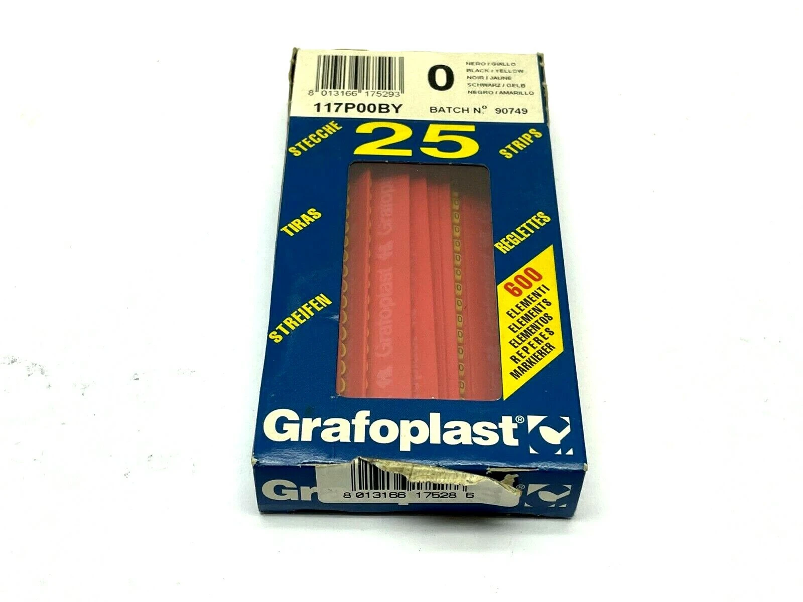 New | in-Stock Grafoplast 117P00BY Blank Label Michigan US | Maverick Industrial Sales #1401596