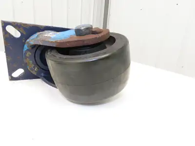 RWM Heavy Duty Casters 6"x 3" Height 8" Plate 7-1/4"x 5-1/4" Swivel Lot of 2