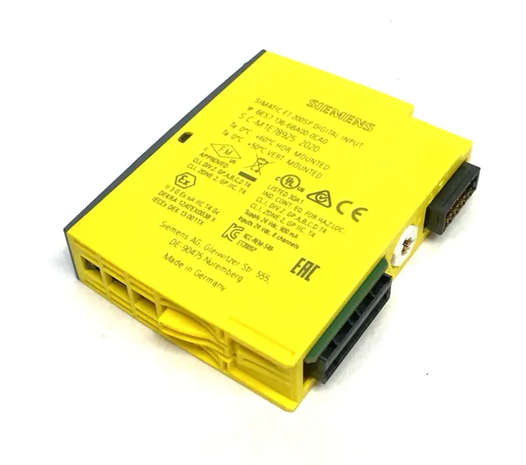 Used SIEMENS SIMATIC ET 200SP DIGITAL INPUT MODULE F-DI 8X 24 V DC Input / Output Modules Michigan US | Maverick Industrial Sales #1091053