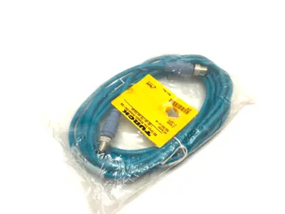 USED TURCK INDUSTRIAL ETHERNET CABLE MALE M12 4-PIN 4M