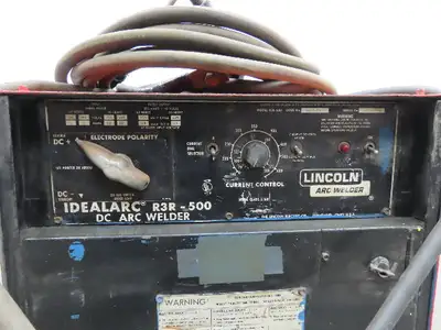 Lincoln 8069-PS Idealarc R3R 500 DC Arc Stick Welder Welding Power Source Tested