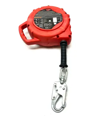 USED 3M PROTECTA® REBEL SELF-RETRACTING LIFELINE, SWIVELING ANCHOR, 50FT
