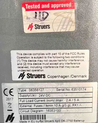 Struers LaboPol-20 Semi-Automatic Polisher – 8” Disc