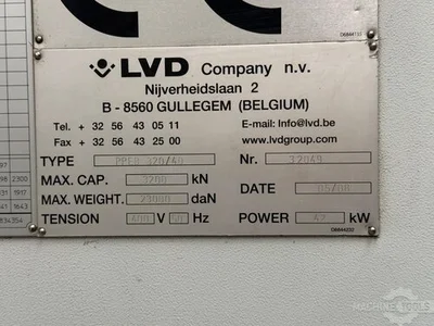Used LVD PPEB-EFL 320/40 Press Brakes NL | Mach 4 Metal #1550264