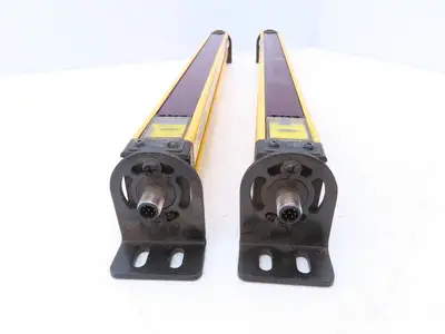 Banner EZ-SCREEN Light Curtain Transmitter Receiver Set 450mm 20 ft Range