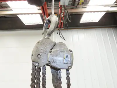 Yale C85 6 Ton 12000Lb Manual Roller Chain Hand Lever Ratchet Hoist 6' Lift