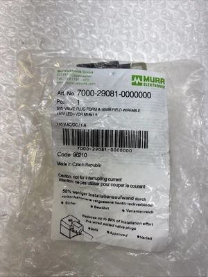 NEW MURR ELEKTRONIK 7000-29081-0000000