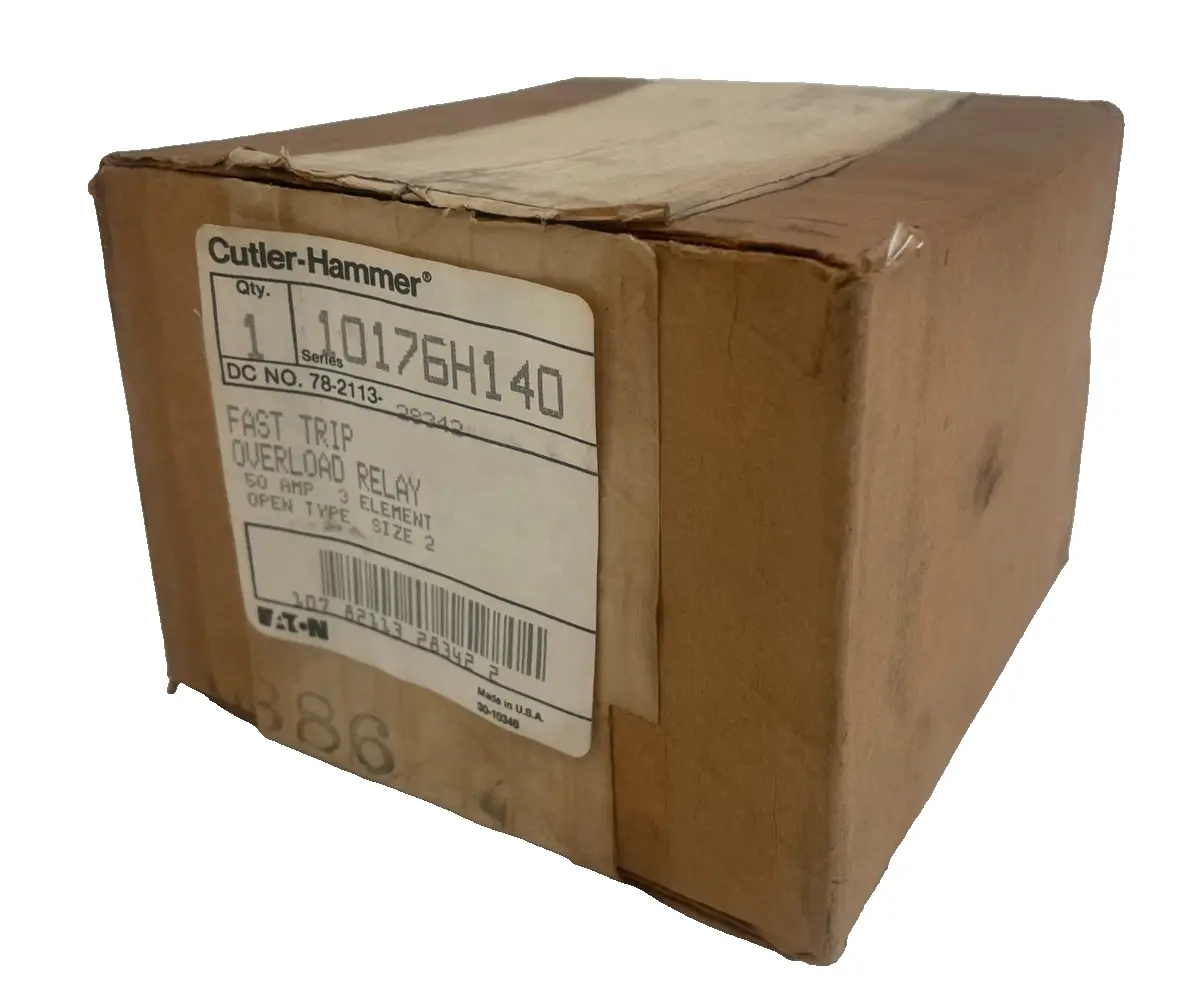 NEW CUTLER HAMMER 10176H140G FAST TRIP OVERLOAD RELAY
