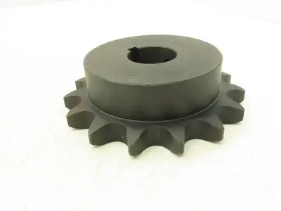 Tsubaki H80B15F-1-3/8 Roller Chain Sprocket 15 Tooth 1-3/8" Bore Lot Of 3