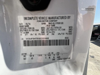 Used 2016 FORD F550 Misc Trucks California US | Lillo Machinery #1388212