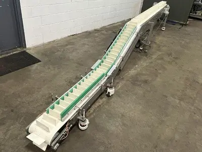 Viking 18.5' Long Cleated Conveyor