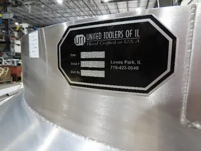 United Toolers Vibratory Parts Feeder 66" Stainless Bowl 115V