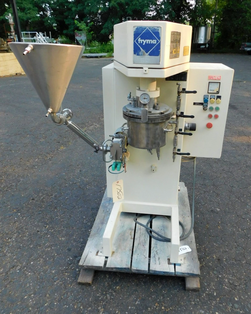 USED FRYMA CO BALL MILL MSP 18