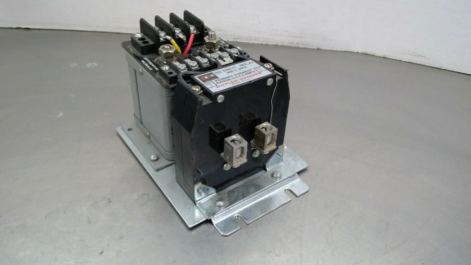 CUTLER HAMMER D60LT1 Current Sensitive Relay 1D