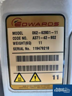 USED Edwards Edwards Vacuum Pump, Model 062-62801-11