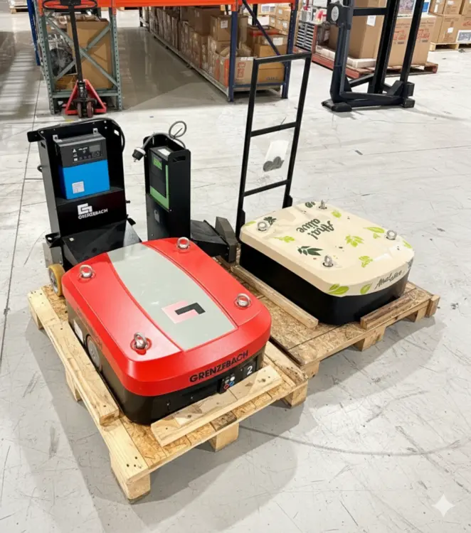 Used GRENZEBACH AGV, AUTOMATED GUIDED VEHICHLE, PICKER MOVER Misc Industrial Equipment | Maverick Industrial Sales #1103822