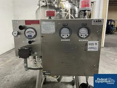 USED AZO 400 Liter AZO Ltd Feeding Hopper, S/S