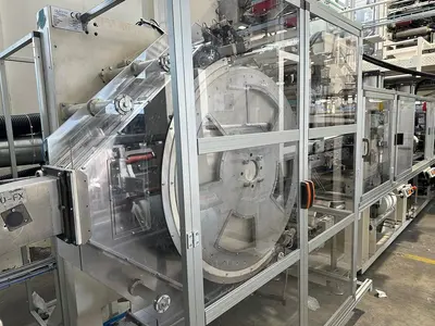 JOA TRADITIONAL BABY DIAPER LINE COMPLETE DRIVE UPGRADE AND REBUILD WITH ABB COMPONENTS IN 2024