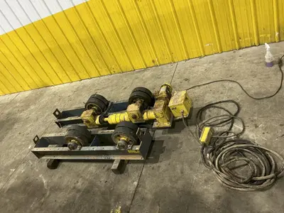 6,000 LBS WEBB MODEL #T6 TANK TURNING ROLLS, 1 DRIVE & 1 IDLER ROLL: YOBRO #25072
