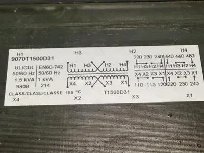 USED SQUARE D 9070-T1500D31