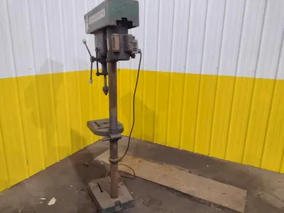 15" POWERMATIC MODEL #1150 SINGLE SPINDLE POWER DRILL PRESS: YOBRO #24294