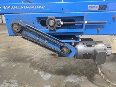 141"L x 30"W Belt, New London Horizontal Conveyor, Model 200-30-120, New in 2017
