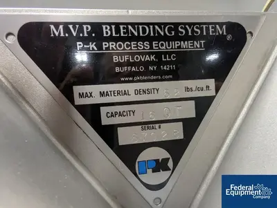USED Patterson-Kelley Patterson Kelly M.V.P. Blending System