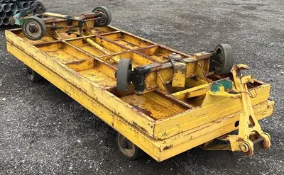 10,000 LBS X 4' X 9' HEAVY DUTY MOBILE TRANSFER / MOVING CART: STOCK #23520