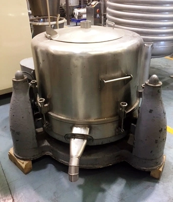 RINA 100F-600 24 x 14" perforate basket centrifuge, 316SS.