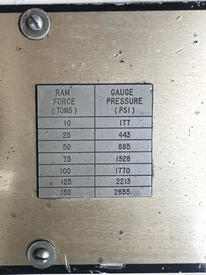Used 1985 GREENERD PRESSES GREENERD CPA-150 PRESS Hydraulic Presses Michigan US | Alma Machinery #1424490
