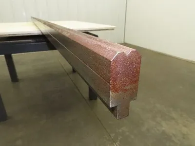 Press Brake Die 122" Long 90° V 1/4" W 1/8" D 1-3/4" H 1/2" Tang