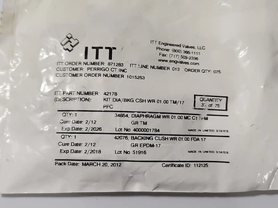 NEW ITT 42178